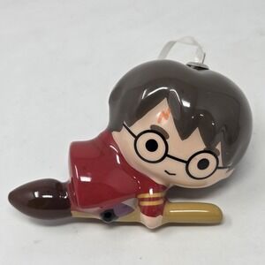 Hallmark Harry Potter on Broomstick Decoupage Christmas Ornament‎ Shatterproof